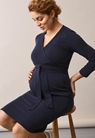 Giselle wrap dress - Midnight blue - M - small (2) 