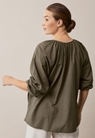 Boho nursing blouse - Pine green - M/L - small (5) 