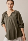 Boho nursing blouse - Pine green - M/L - small (3) 