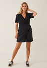 Maternity playsuit with nursing access - Black - M - small (2) 