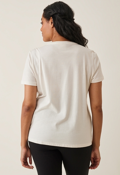 T-shirt med amningsfunktion - Tofu - L (3) - Gravidtopp / Amningstopp