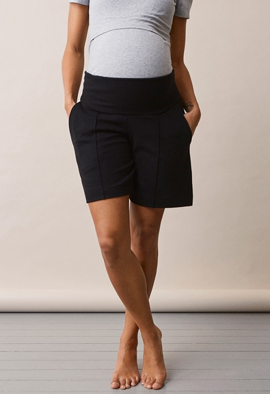 Once-on-never-off shorts - Black - M (4) - Maternity pants