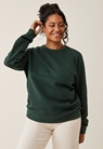 Sweatshirt med amningsfunktion - Deep green - M - small (1) 