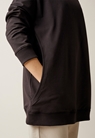 Oversized maternity sweatshirt with nursing access - Black - XL/XXL - small (4) 