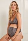Lace maternity panties - Dark taupe - M - small (1) 