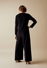 Velour maternity jumpsuit - Black - XL - small (4) 