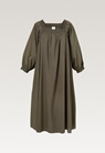 Boho maternity dress with nursing access - Pine green - XL/XXL - small (6) 