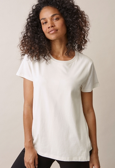 Umstands T-Shirt mit Stillfunktion - Tofu - L (1) - Umstandsshirt / Stillshirt 
