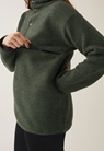 Wollflor-Pullover 90er - Pine green - S/M - small (4) 