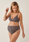 Lace maternity panties - Dark taupe - M - small (2) 