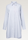 Maternity shirt dress with nursing access - Sky blue - XS/S - small (5) 