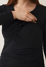 Bodycon maternity dress - Black - S - small (6) 
