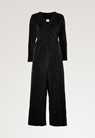 Velour maternity jumpsuit - Black - XL - small (5) 