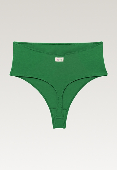 Maternity thong - Green pea - M (4) - Maternity underwear / Nursing underwear