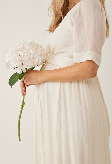 Maternity wedding dress - Ivory - M (4) - Maternity dress / Nursing dress