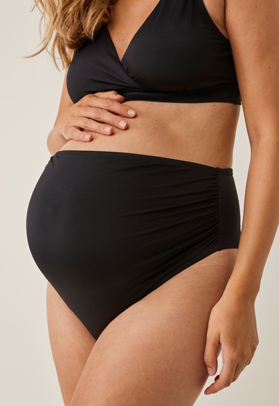 Brazilian bikini bottom - Black - XL (2) - Materinty swimwear / Nursing swimwear