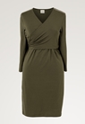 Maternity wrap dress - Green olive - S - small (6) 