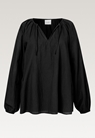 Boho nursing blouse - Almost black - M/L - small (5) 
