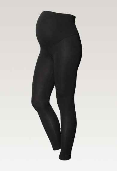 Maternity leggings - Black - XS (8) - Maternity pants