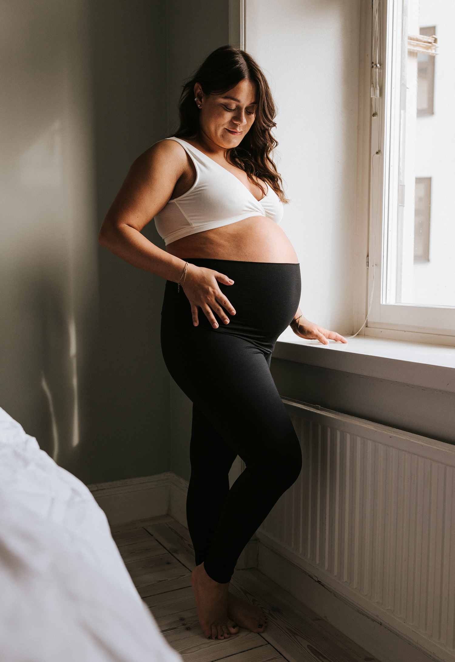 Maternity leggings - Black product