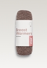 Breast warmers recycled wool - Brown grey melange - small (3) 