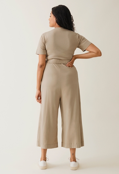 Maternity jumpsuit with nursing access - Trench coat - XS (3) - Jumpsuits