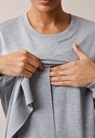 Soft nursing sweater - Grey melange - S - small (6) 