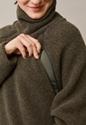 Wool pile sweater - Pine green - L/XL - small (1) 