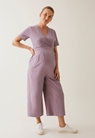 Maternity jumpsuit with nursing access - Lavender - M - small (4) 