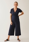 Maternity jumpsuit with nursing access - Midnight blue - M - small (1) 