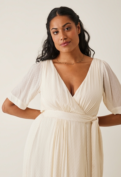 Maternity wedding dress - Ivory - XL (6) - Maternity dress / Nursing dress