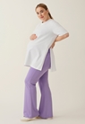 Flared maternity pants -  Lilac - L - small (1) 