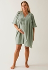 Boho maternity mini dress - Green tea - S/M - small (2) 