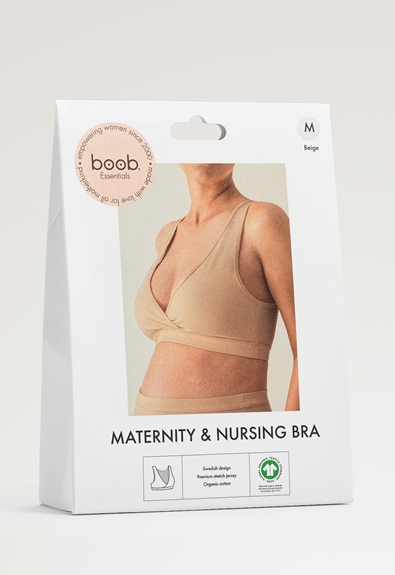 Essential maternity and nursing bra - Beige - S (1) - Maternity underwear / Nursing underwear