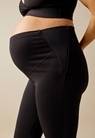 Tech-fleece maternity leggings - Black - S - small (1) 