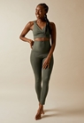 Maternity workout leggings comfort waist - Seaweed - S - small (1) 