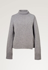 Maternity wool sweater with nursing access - Grey melange - L/XL - small (7) 