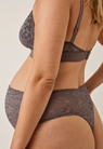 Lace maternity panties - Dark taupe - M - small (3) 
