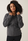 Baby carrier hoodie - Dark grey melange - S/M - small (2) 