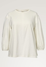 Nursing blouse with puff sleeves - Tofu - M - small (6) 
