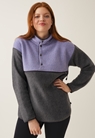 Wollflor-Pullover 90er - Lila - L/XL - small (1) 