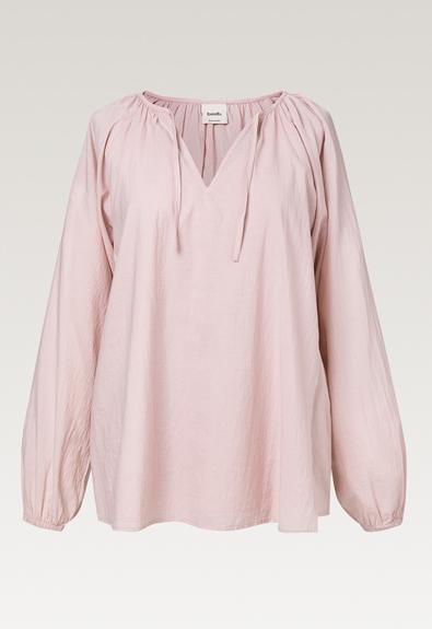 Poetess blouse - Pebble - M/L (6) - Maternity top / Nursing top