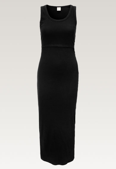 Signe sleeveless dress - Black - L (5) - Maternity dress / Nursing dress