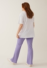 Flared maternity pants -  Lilac - L - small (5) 