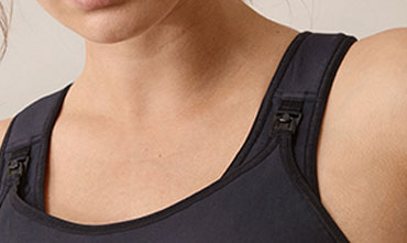 Nursing sports bra - Black - S