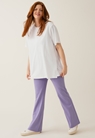 Flared maternity pants -  Lilac - S - small (4) 